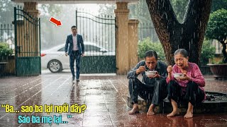 Tỷ phú về nhà bất ngờ và bí mật gia đình bị phơi bày dưới cơn mưa đêm