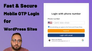Free Mobile OTP Login & Registration in WordPress