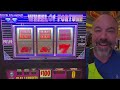 shocking $100 a spin hits two jackpots on wheel of fortune