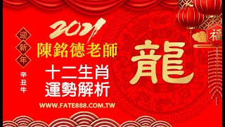 陳銘德老師2021辛丑金牛年12生肖運勢大解析_龍