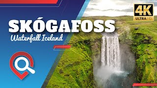 🆕Skogafoss Waterfall Iceland 👉 Skogafoss Waterfall 4K video