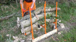 How to Use the Forest Master Bulk Log Sawhorse 3 (BLS-3H)