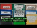 Guitar lesson #3: You're Beautiful by James Blunt (turn on Subtitles/CC)