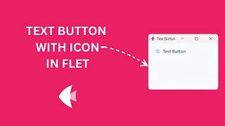 Text button with Icon in Flet (Python)