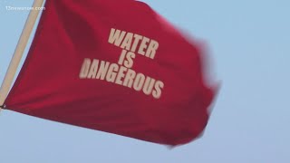 Red Flag Warning: Waters closed for swimming
