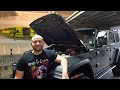 how to install hood lift struts on a jl wrangler rubicon