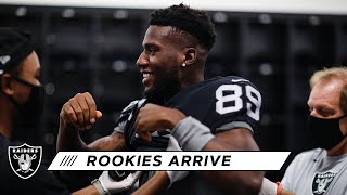 Rookies Arrive & Get Fitted for Their New Equipment | Las Vegas Raiders