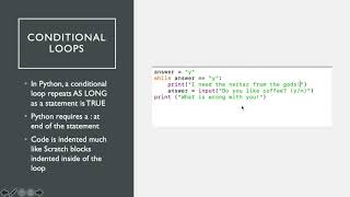 Scratch 3.0 vs Python - Conditional Loops