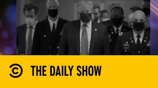 Trump finally wearing a mask and said "I look like a Lone Ranger" | The Daily Social Distancing Show