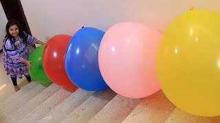 shfa Pretend Play with ballon  and Learn Colors for Children