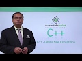C++ - Define New Exceptions