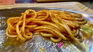 キッチン あずま さんにて…洋食屋さんの人気者が並ぶドリーム♡プレート💞 スパイスの風味が広がる♡絶品❗️ハンバーグが主役のハンバーグプレート〜♪(^○^)💕