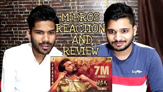 NGK - Official Teaser (Tamil) Reaction And Review | Suriya, Sai Pallavi Rakul Preet | M Bros India