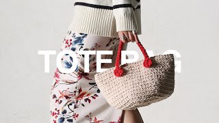 [ENG CC] Crochet Tote bag knitting Tutorial