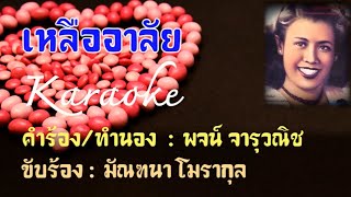 เหลืออาลัย : มัณฑนา โมรากุล  Karaoke