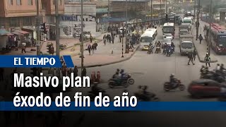 Plan éxodo: Miles de viajeros salen de Bogotá para recibir el 2025 en familia | El Tiempo