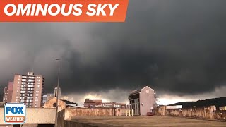 Watch: Storm Clouds Roll into Reading, Pennsylvania