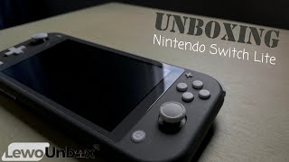 Unboxing Nintendo Switch Lite Console (Color Gray)