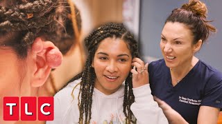 Painful Keloid Cluster on Miya's Ear: Dr. Emma Examines | Save My Skin