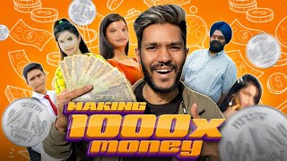 Turning Rs 1 to Rs 1000 in 12 Hours | Street challenges Ep.1