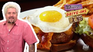 Guy Fieri Eats Heavy Metal Burgers in Chicago | Diners, Drive-Ins and Dives | Fo