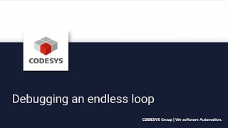 Debugging an endless loop