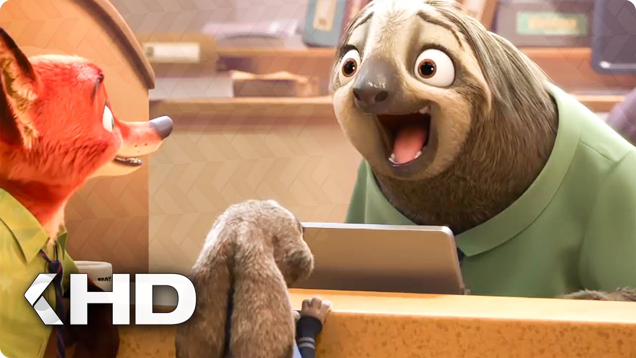 Sloth Laughing Scene | Zootopia (2016) - YouTube