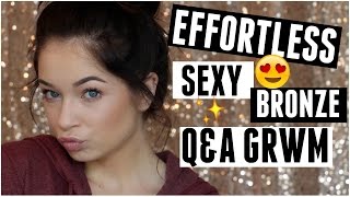 Effortless Everyday Bronze Makeup - Q&A GRWM | Tori Sterling ♡