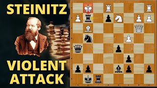 A Violent Attack | Wilhem Steinitz | Chess Master Academy (Malayalam)