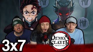 NOW THIS GUY IS SCARY!!! | Demon Slayer 3x7 'Awful Villain' Reaction!