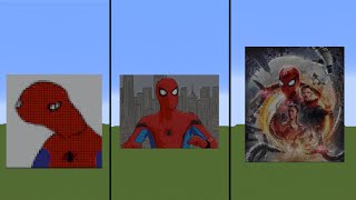 Minecraft: Which SPIDER-MAN looked the best? 🤔 #Shorts