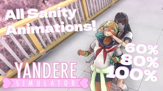 All Sanity Kill Animations | Yandere Simulator