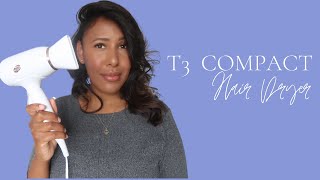 T3 Fit Compact Dryer On Fine Curly Hair | Nicole Fiona Davies