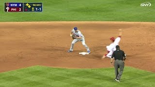 NYM@PHI: Robles escapes the 8th as Mets turn two