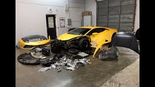 REBUILDING A WRECKED LAMBORGHINI HURACAN FROM COPART PART 1