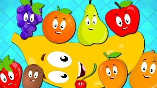 Ten Little Fruits | Fruits Song | Nursery Rhymes For Kids | Baby Songs