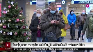 Ieceļojot no astoņām valstīm, jāuzrāda Covid testa rezultāts