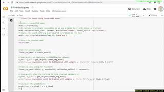 【PYTHON OPENCV】Training a linear regression model using Keras