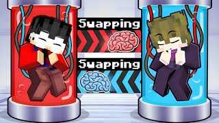 Swapping BRAINS with my Friends in Minecraft!