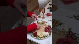 Christmas wreath grazing platter ❤️🎄