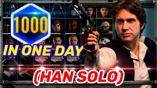 How To MAX Han Solo In ONE DAY!!!