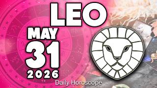𝐋𝐞𝐨 ♌ 🤗THE END IS COMING🙏 GOD SAYS ENOUGH ❗ Horoscope for today MAY 31 2026 🔮#horoscope #new #tarot