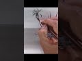 How to draw palm tree by pencil//#shorts//#sketch//