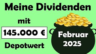 So viel Dividende zahlt mein 145.000 € Depot im Februar 2025 | Dividendenstrategie