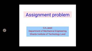 non square matrix assignment models