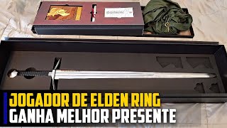Jogador de Elden Ring famoso GANHA o MELHOR PRESENTE de uma empresa de games que EU JÁ VI