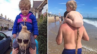 Try Not To Laugh : Difference Between Mom & Dad when Play with Baby | Funny Videos