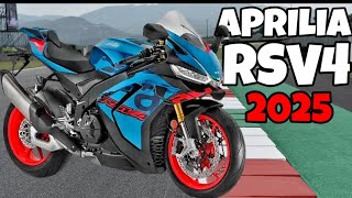 NEW 2025 APRILIA RSV4 FACTORY FIRST LOOK