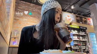 vlog. 한남동 쇼룸 알바 / 결국엔 코로나 확찐자가 되었다 ㅎㅎ(feat. 마제소바, 마라탕, 브리또볼) / 한남동 베베베, 샐셀, 루트 애브리데이)