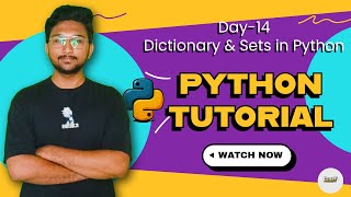 Day 14 – Dictionary & Set in Python Explained with Examples | Python Tutorial in Hindi 🇮🇳🐍